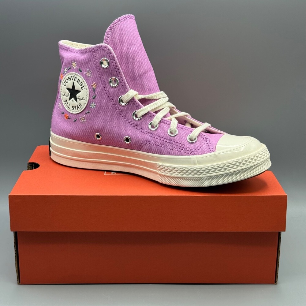 Converse Chuck 70 Women's‎ 8 Hi Top Sneakers Pink Little Flowers A11561F